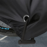 Outdoor Bike Cover Waterproof Electric Motorcycle Covers Rain Sun UV Dust Proof with Lock Hole Black