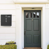 Wall Mounted Large Metal Mailbox with Key Lock Rust-Resistant Parcel Box