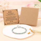 Moonstone & Amazonite Jasper Bracelet for Women – Stainless Steel Jewelry Gift Style 3