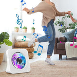 USB Bluetooth CD Player with Digital Display Desktop Music Player White