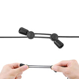 4PCS Women’s Shirt Tuck Bands – Elastic Belts for Tucking Shirts Sweaters and Cropped Tops Black