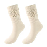 2 Pair Non-Slip Grip Socks for Yoga & Pilates White