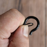 20PCS Q Hanger Hooks with Safety Buckle – Windproof Screw Hooks for Hanging Outdoor Lights & Plants S
