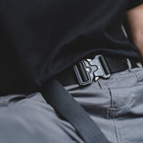 Nylon Tactical Belt Quick-Release for Outdoor Work Black