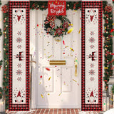 2Pcs Christmas Holiday Garage Door Banner Indoor Outdoor Wall Hanging Decor