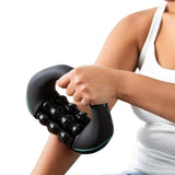 Electric Handheld Rolling Massager with 6 Rotating Rollers 3 Speeds Rechargeable
