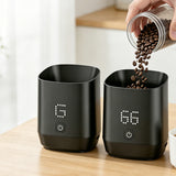 Digital Coffee Scale Espresso Scale Coffee Bean Dosing Cup with LED Display