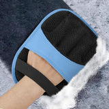 Electrostatic Pet Hair Remover Gloves Reusable Blue