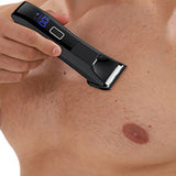 Electric Grooming Shaver Set with LED Display for Beard Body & Nose Hair