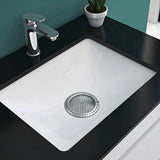 Shower Drain Hair Catcher Weighted Metal Silicone for Round Drains
