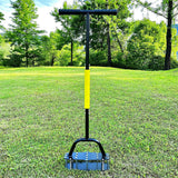 Lawn Aerator with 18 Steel Tines Manual Lawn Aerator Tool for Garden