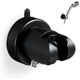 Adjustable Shower Head Holder Vacuum Suction No Drill Bracket Black