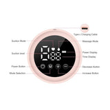 Electric Dual Breast Pump LCD Display Breastfeeding Pump 3 Modes Nursing Breast Milk Pump Blue