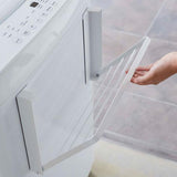 Shelves for Washing Machine and Dryer Mounted Storage Rack for Small Homes Bathroom White