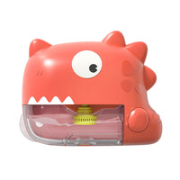 Automatic Bubble Machine Musical Dinosaur Bath Toy Red
