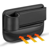 2PCS Auto Seat Gap Organizer with Cup Holders – Storage Box for Phone