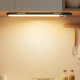 24 cm Rechargeable LED Motion Sensor Under Cabinet Light with Digital Display Timer
