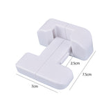 2Pcs Self-adhesive Child Proof Refrigerator Lock Children Anti Open Fridge Freezer Door Locks Cabinet Buckle