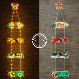 Christmas Door Light with 8 Modes for Home Holiday Indoor and Outdoor Decor Style 2