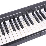 2PCS Reusable 88 Key Piano Note Guide Strip with Staff and Note Names