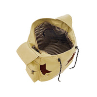 Y2K Canvas Messenger Bag Star Tote Bags Shoulder Travel Crossbody Bags for Women Khaki