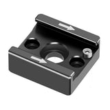 Cold Shoe Mount Adapter with 1/4" Thread Hole Cold Shoe Bracket for Camera DSLR Flash LED Light Monitor