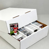 4 Section Large Card Box Holds Over 4000 Cards with Lid Storage