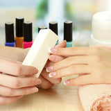 10Pcs 150 Grit Acrylic Nails Gel Polish Nails for Acrylic and Gel Nails White