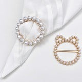 18PCS Silk Scarf Ring Clip T-shirt Tie Clips for Clothes Hat Belt Decor