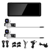 Dual View Kids Car Camera with 6.86 inches HD Display with Night Vision Adjustable Angle