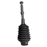Toilet Plunger Removes Heavy Duty Clogs with Detachable Bellows Design