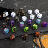 78PCS MTG Dice Set with Velvet Bag – Card Game Accessories for Teens and Adult
