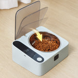 Smart Cat Food Bowl Stainless Steel Auto Lid Rechargeable Sensor