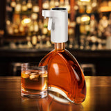 Smart Digital Wine & Spirit Bottle Dispenser with Touch Screen White