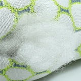 Square Ear Piercing Pillow for Side Sleepers with Central Ear Hole Green
