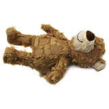 Squeaky Bear Toy for Dogs Indestructible Robust Chew Toys Stuffed Plush Dog Toy Khaki