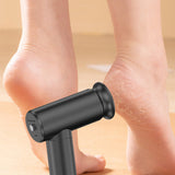 Electric Foot Callus Remover Pedicure Tool with 60PCS Sandpaper Refills Foot Scrubber Black