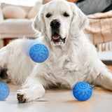 3 Mode Interactive Dog Ball Toy Smart Dog Toy for Medium and Large Dogs Blue