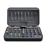 Ratchet Screwdriver Set with S2 Steel Bits and Portable Hard Case Style 2