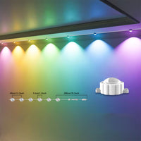 Bluetooth RGB Smart Eave Lights Solar Powered Outdoor Christmas LED String Lights
