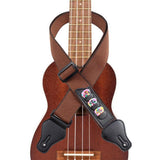 Guitar Strap for Acoustic Electric Classic and Bass Guitars Brown