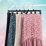 12PCS 360 Rotating Clothes Hangers with Adjustable Clips for Pants Skirts