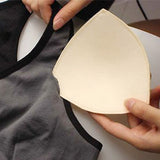4 Pairs Foam Triangle Bra Inserts Replacement for Sports Bras Beige