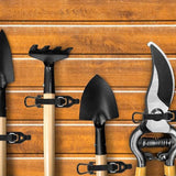 8PCS Heavy Duty Metal Rubber Shovel Mount Kit Truck For Roof Rack Garage