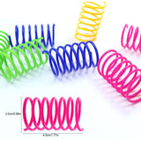 40 Pack Spring Cat Toys Bouncy Interactive Chase and Exercise Toys for Indoor Cats and Kittens