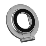 Removable Magnetic Ring Holder & Phone Grip for iPhone 12–16 Series Silver