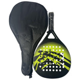 Carbon Fiber Paddle Tennis Racket with EVA Core & Carry Bag – Beach/Court Green