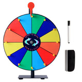 30cm Tabletop Prize Wheel Spinner with Stand for Games and Carnivals Style 1