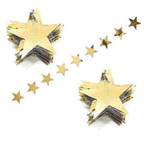 5 PCS 4m Thick Paper Star Garland Bunting Banners for Parties Weddings Gold