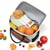 Insulated Lunch Bag Wide Opening Lunch Box for Work Picnic Beach Family